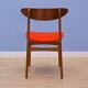 Set of 6 danish dining chairs in teak by Falsled, 1960