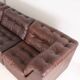 Modular leather sofa