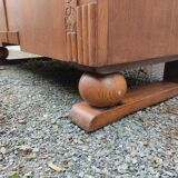 Piece of furniture 1940 in oak veneered