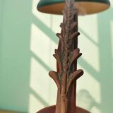 Lampe de bureau en bois, milieu XXème