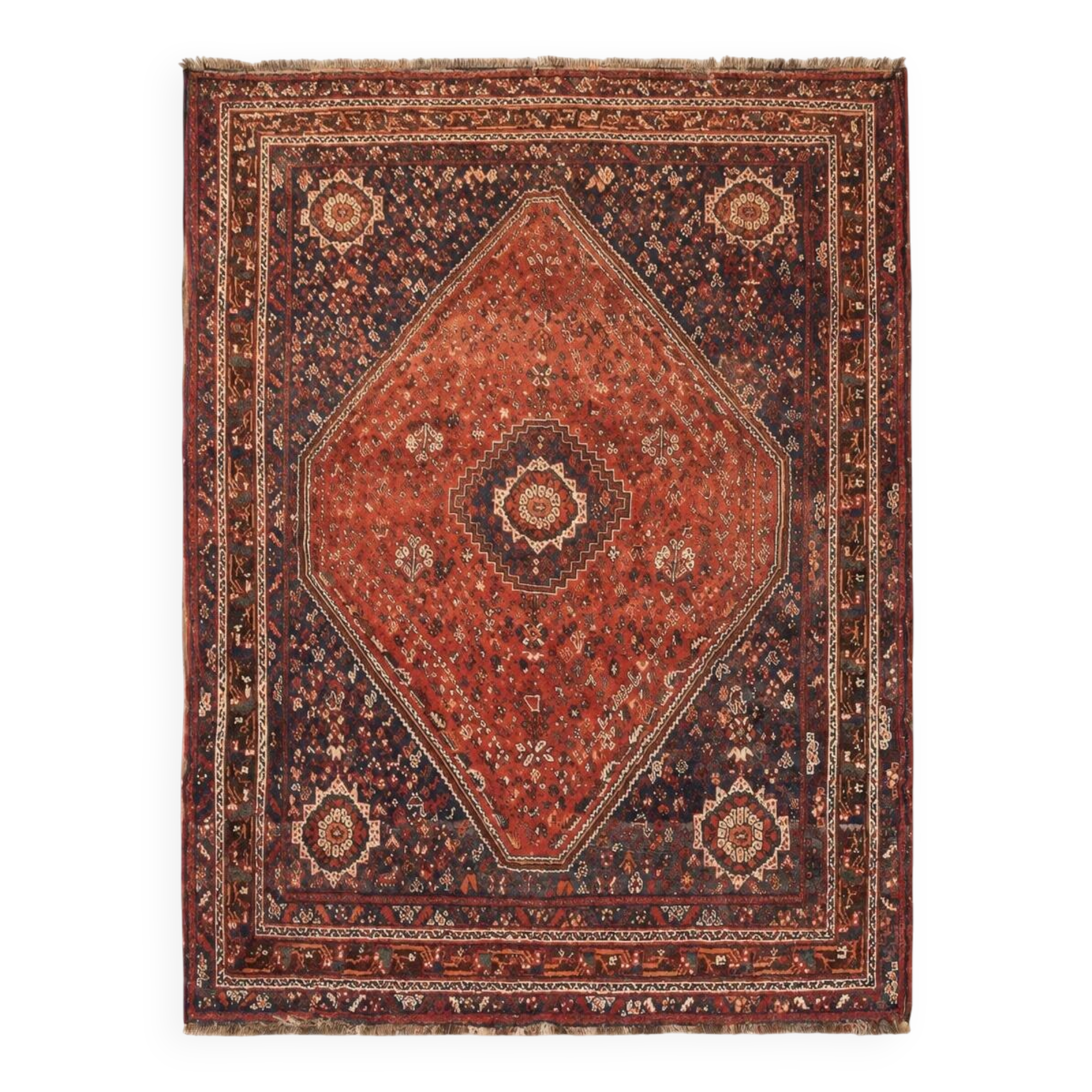 Oriental carpet Iran Shiraz, Gashghaï: 230 x 310 cm