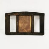 Art Deco wall hanger with mirror, Denmark, 1930s.