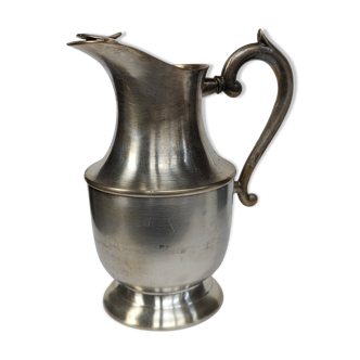 Silver metal ewer