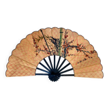 Bamboo and old cane fan (Chinese art)