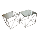 Max Sauze isosceles cubic coffee tables