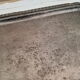 Rectangular silver metal tray 2 handles, decorative frieze