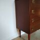 Chest of drawers with spindle legs