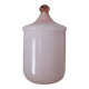 Powder-pink opaline candy box
