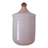 Powder-pink opaline candy box