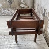 Small modernist oak planter from the 1950s