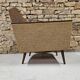 Fauteuil club pieds compas 1970