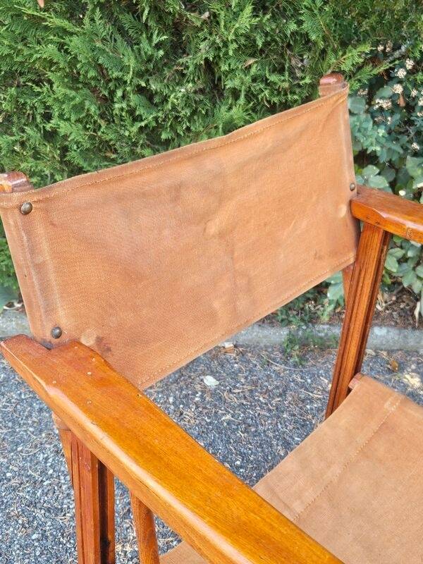 Vintage folding director's chair