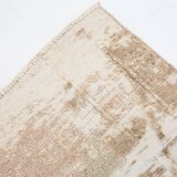 3x11 Rug For Kitchen Brown Beige Turkish Runner Rug, 86x325Cm SK 5286