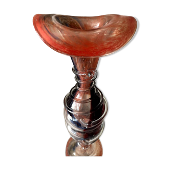 Soliflore vase in multicolor glass paste