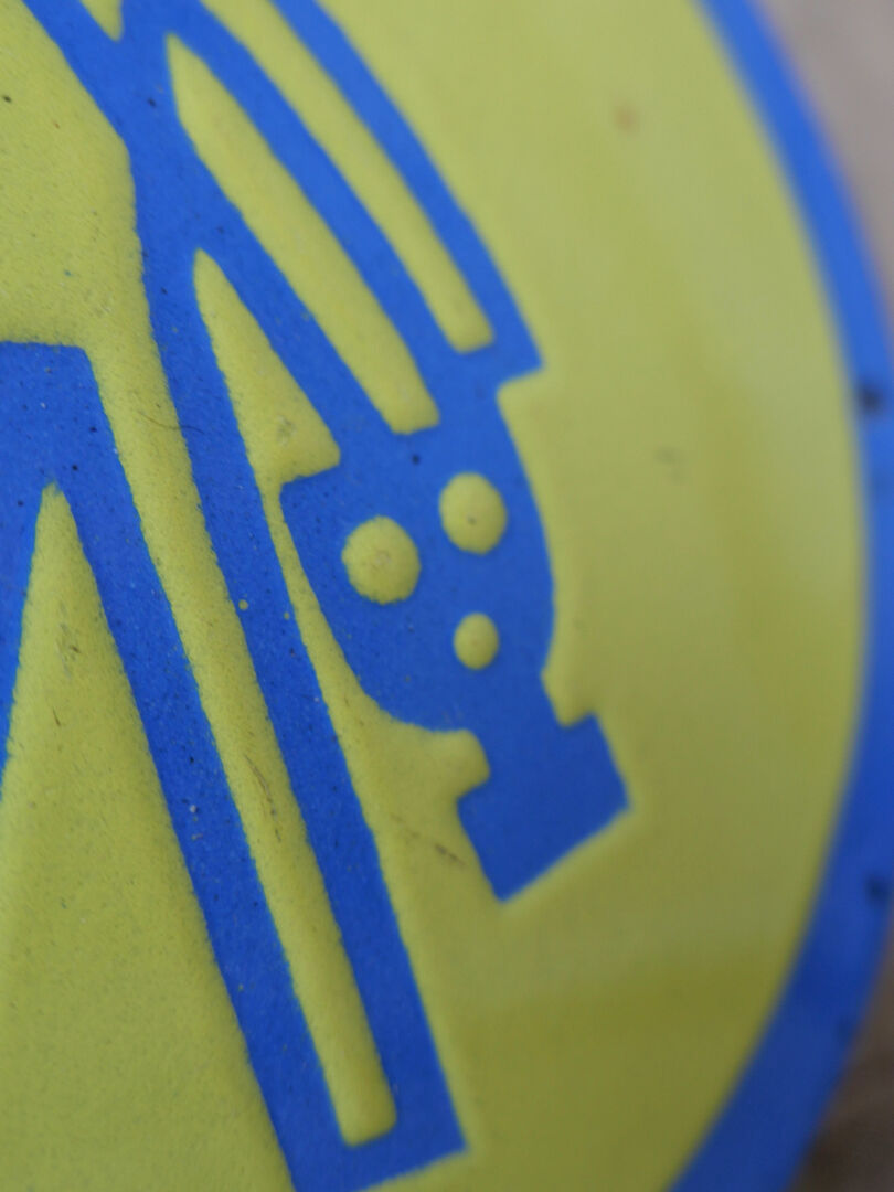 Russian factory signage enamelled plate