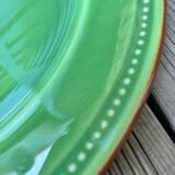 Large plate or green ceramic presentation dish