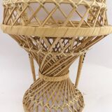 Wicker plant chair