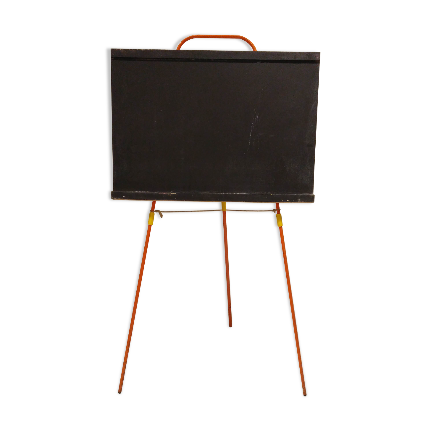 Vintage metal tripod schoolboy table