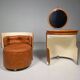 Dilly Dally vanity set by Luigi Massoni for Poltrona Frau