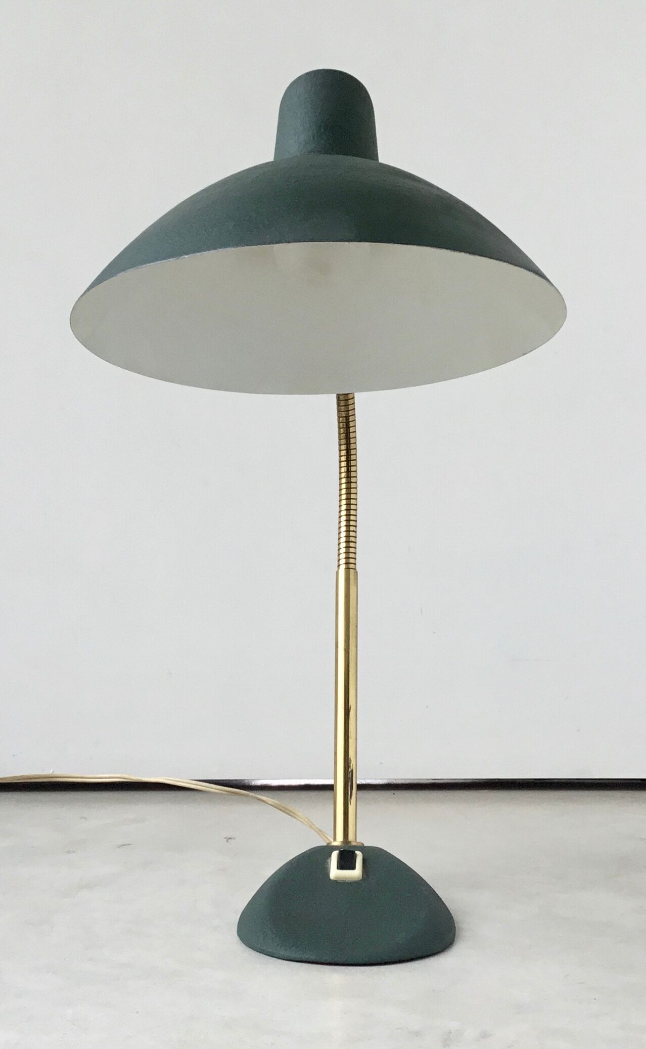 Flexible modernist desk lamp, design 1950