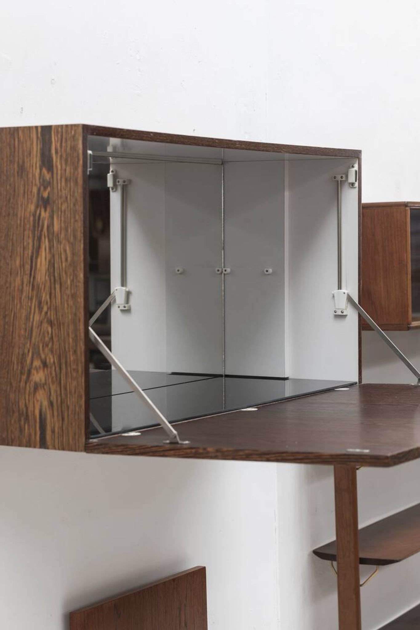 Banz Bord wall cabinet in wengé, the Netherlands, 1970s
