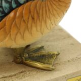 Artiflex Duck Lamp Design Brass Resin Travertine Malevolti