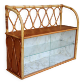 Rattan shelf