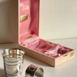 Silver-plated glass and napkin ring by UDNER