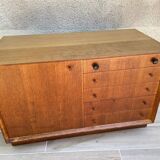 Scandinavian sideboard with 5 vintage drawers