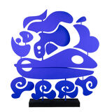 Sculpture titled "Swimmer" Antonine de Saint Pierre