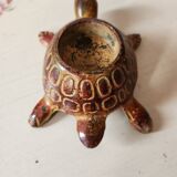 Bougeoir en fonte tortue vintage