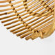 Stylized rattan fruit cup