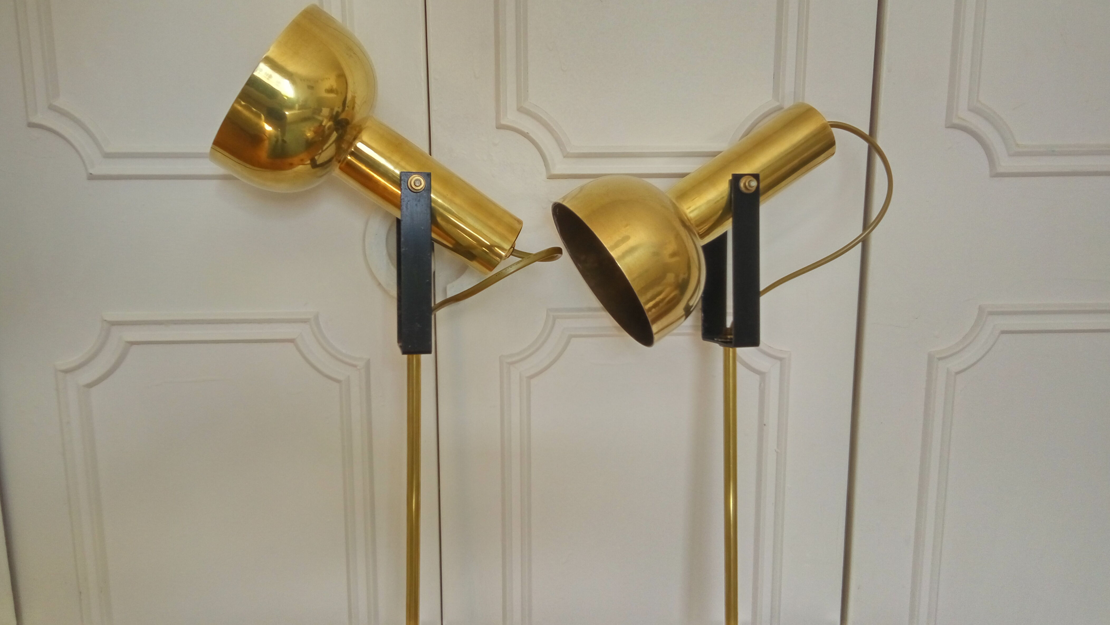 Duo workshop lamp solid brass