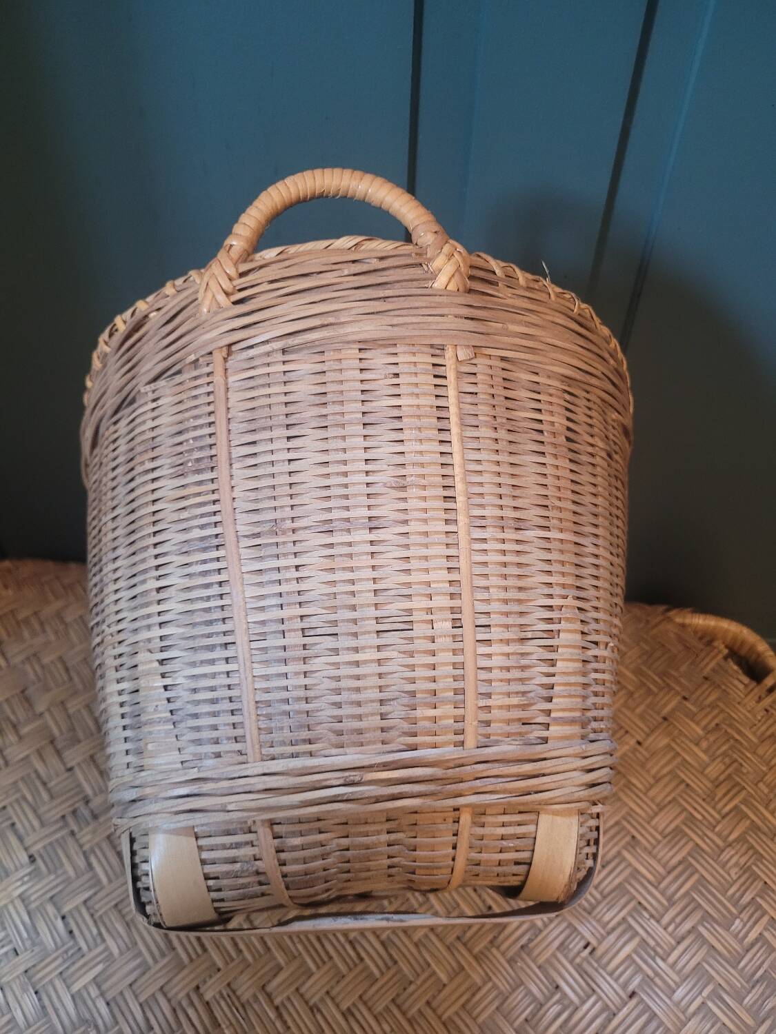 Panier De Vélo Liix Nantucket - Rotin Naturel - Style Lightship