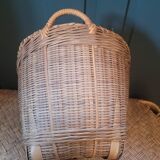 Vintage rattan basket