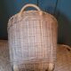 Vintage rattan basket