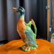 Glazed ceramic duck-shaped pitcher – St-Clément, France (1950s-60s)