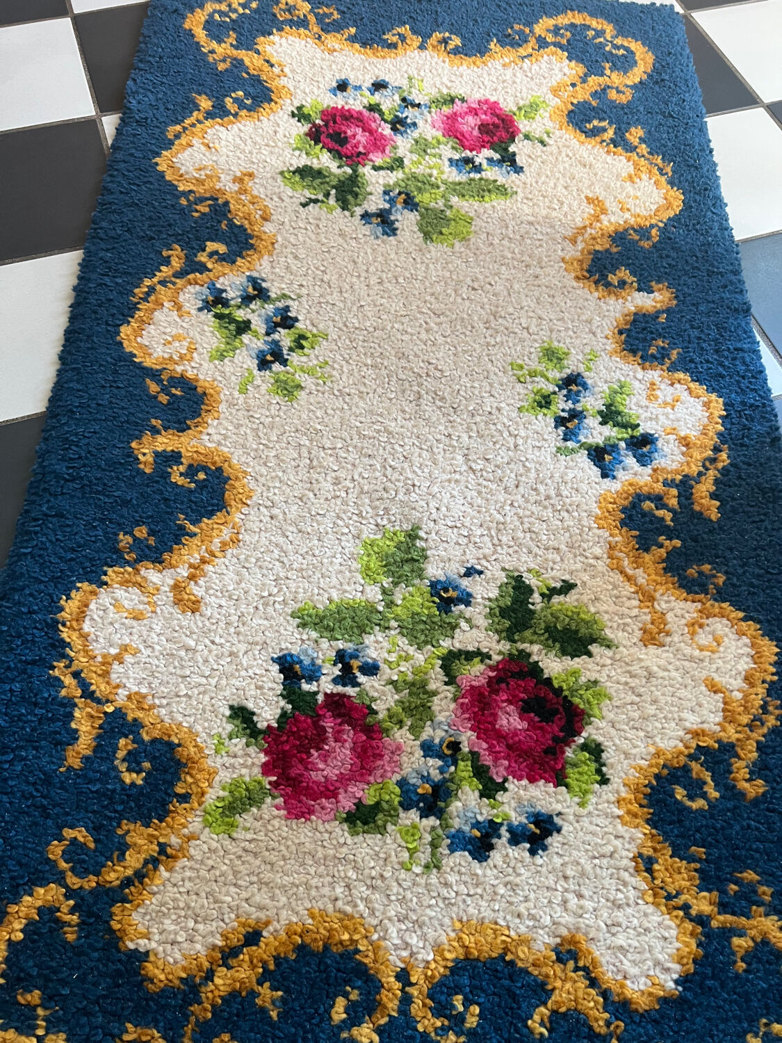Vintage wool rug