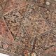 Handmade antique Persian Sarouk Farahan rug 103cm x 161cm 1880s