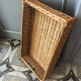 Wicker basket of bakery or cinema opener