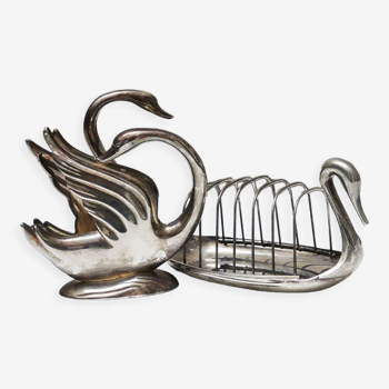 Art deco towel racks and toast holders – swans