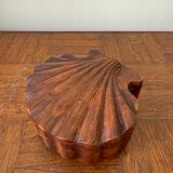 Wooden shell box – natural charm