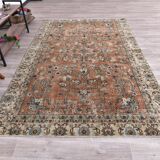 Red & Blue Floral Persian Rug, 186x291Cm SK 240859