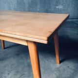 MCM Dutch Design Extendable Dining Table attributed to Cor Alons for Gouda Den Boer, 1950s