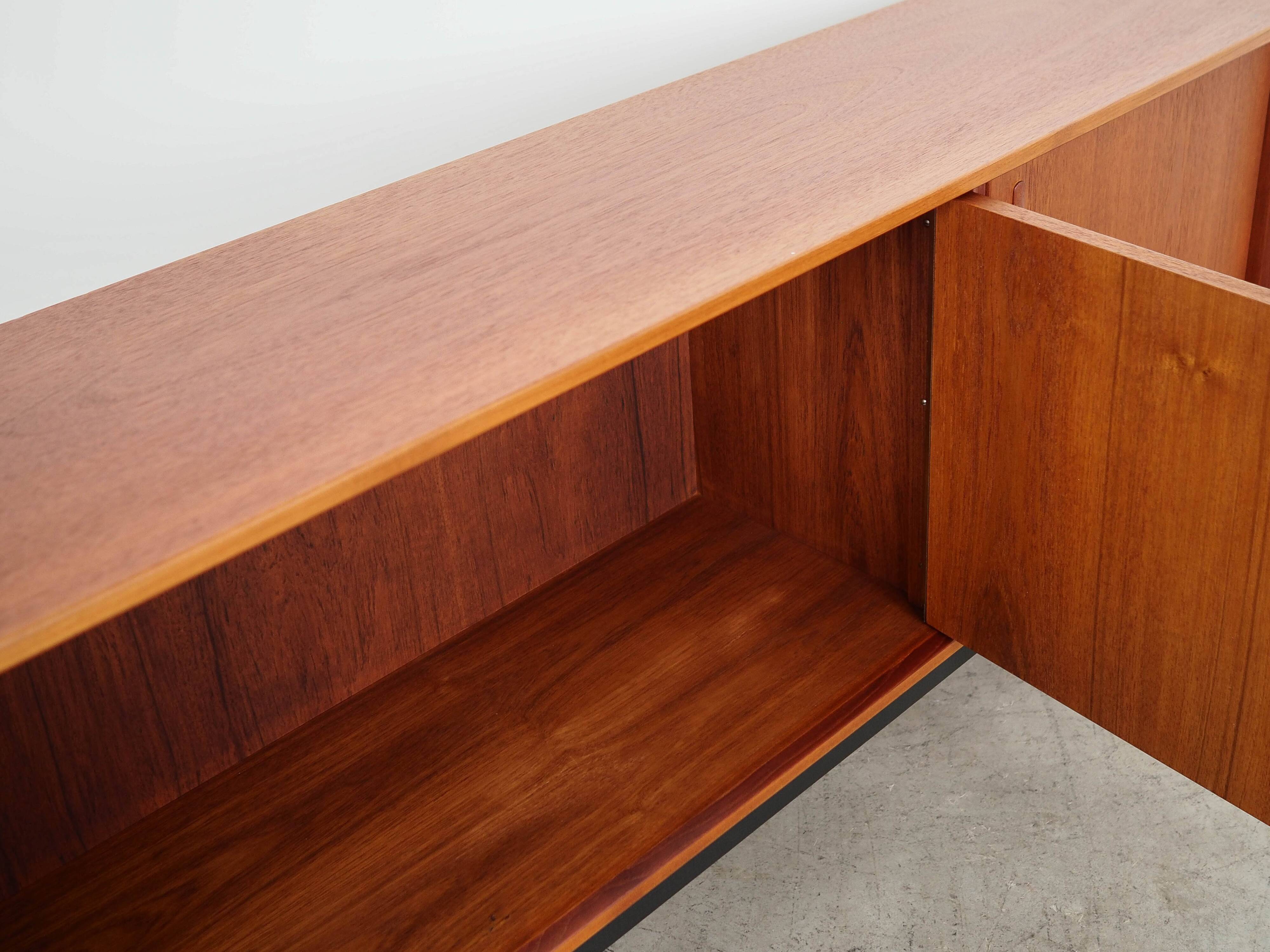 Teak sideboard, Danish design, 1960s, manufactured in Denmark