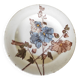 Old polychrome plate Trémières