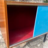 Sideboard with sliding glass doors