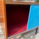 Sideboard with sliding glass doors