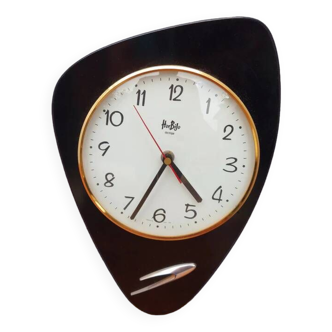 Horloge en formica noir