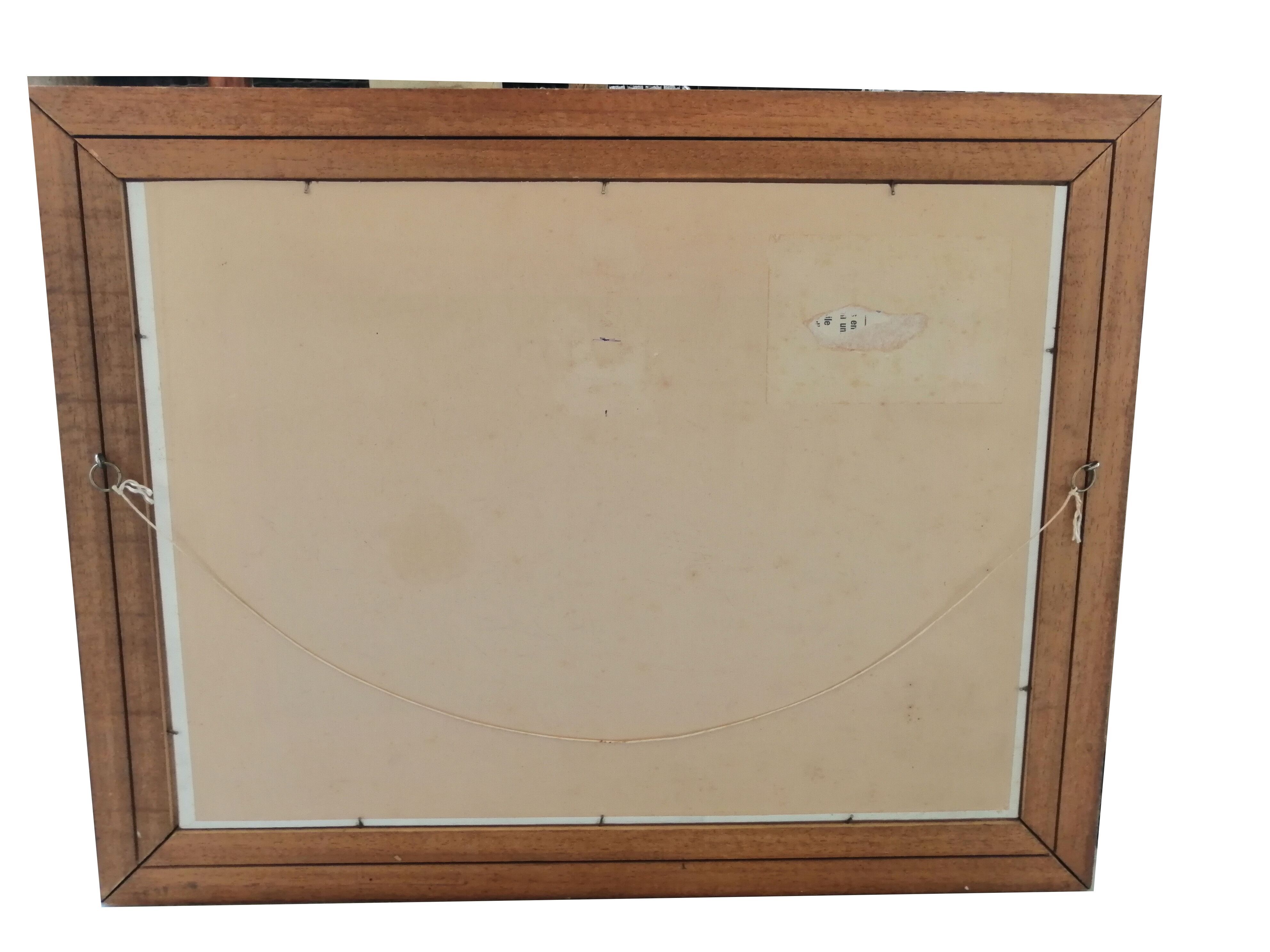 Still life with fruit signed, dated and framed 54cmX42cm